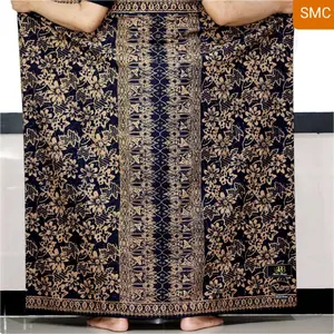 Sarung Batik Dewasa Cap Bahan Katun halus  Motif terbaru Santri Muslim