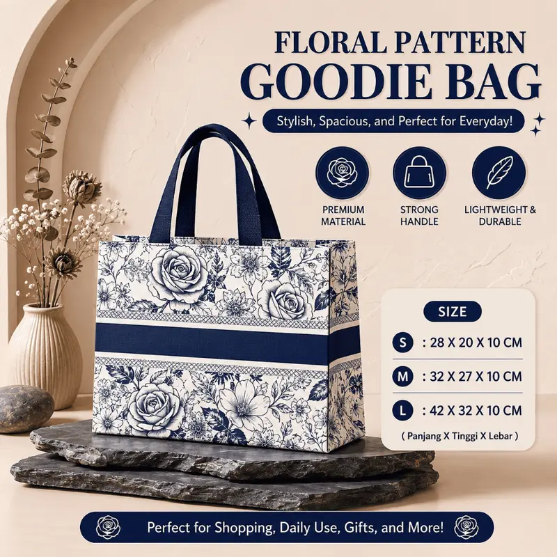 Goodie Bag Spunbond Batik Souvenir Pernikahan Seminar Event Acara ...
