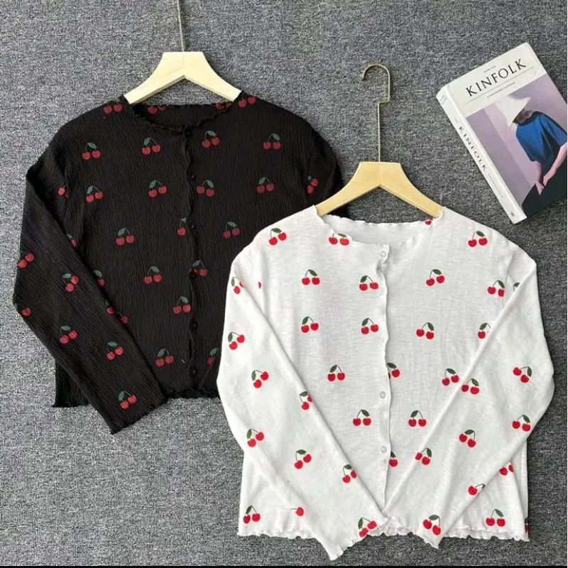 Cardigan Motif//Cardigan Crop atasan Wanita