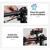 Gambar WEST BIKING 085-086-088 Dudukan Tempat Ponsel Telepon Sepeda Motor Anti Guncangan Braket Holder Universal Bicycle MTB Road Bike Motorcycle Non-slip Stable Aluminum Alloy Bracket Quick Release Adjustable Phone Holder YP0715085-086-088 - 085 Dasar  dari Wof Wheel of Fortune Official Kab. Tangerang 5 Tokopedia