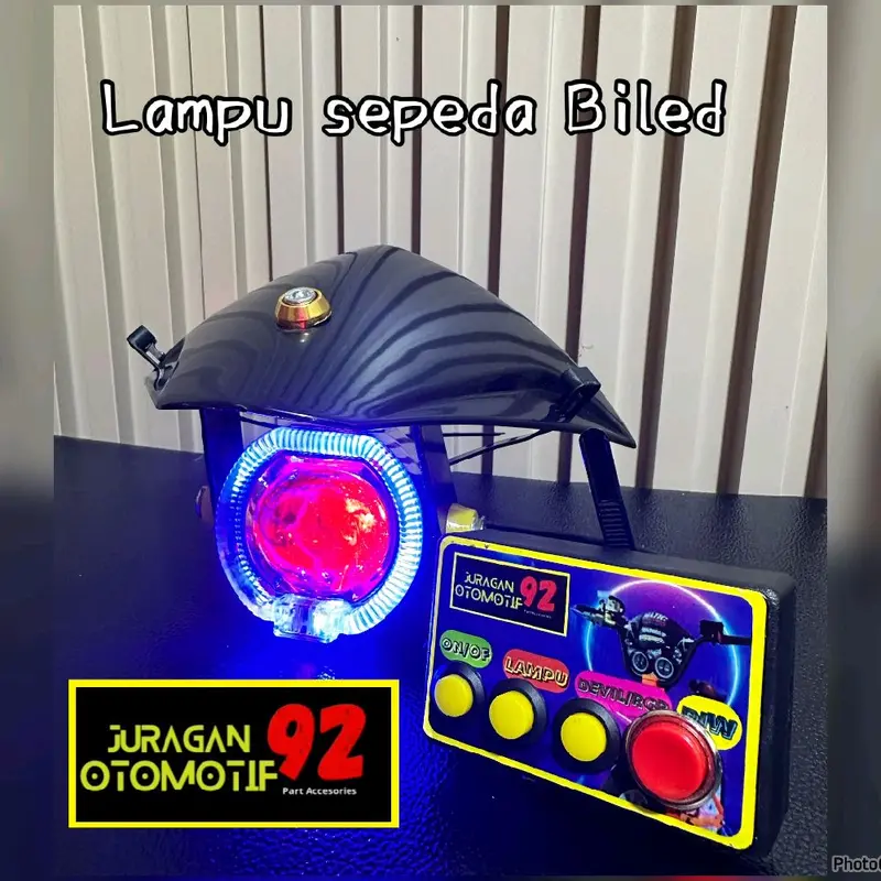 Lampu biled variasi sepeda lampu biled sepeda/lampu biled aksesori sepeda anak Outdoor 0