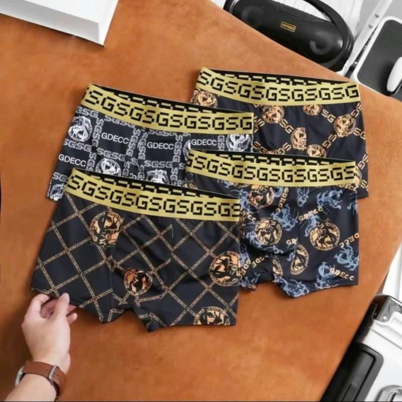  Combo 5 Quần Sịp Boxer GDECC QUần Sịp Nam Cao Cấp Hoàng Gia Thun Lạnh Co dãn bốn chiều 