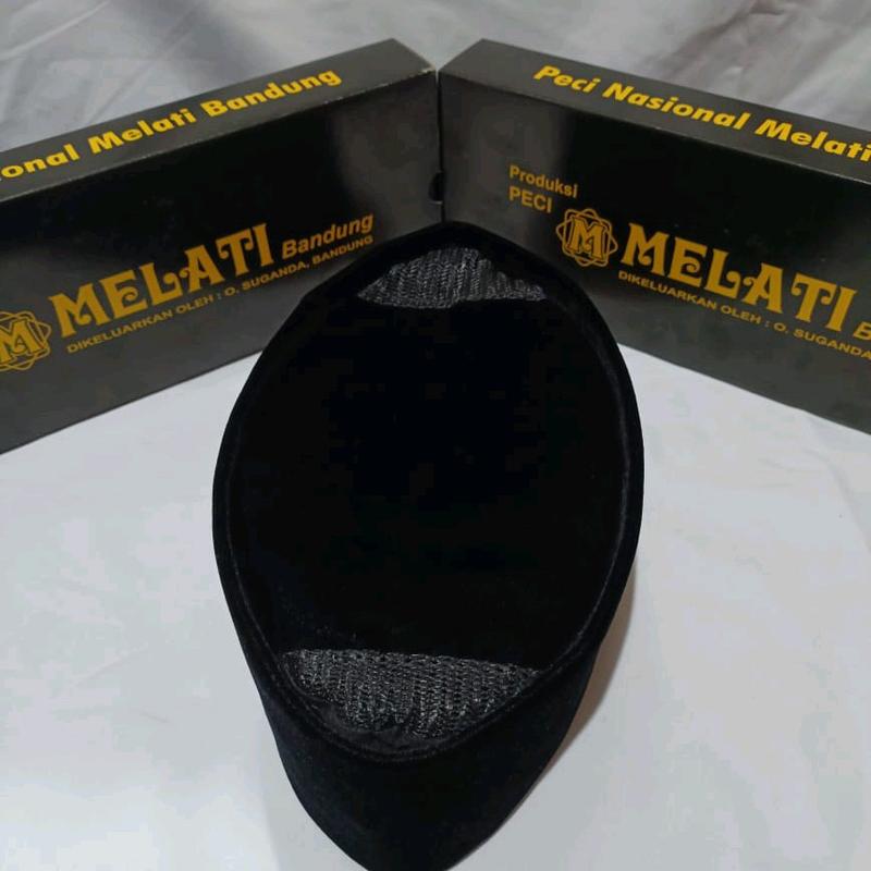 peci hitam muslim kopeah hitam muslim setara manis Kopiah Santri Songkok Dewasa Nyaman 4