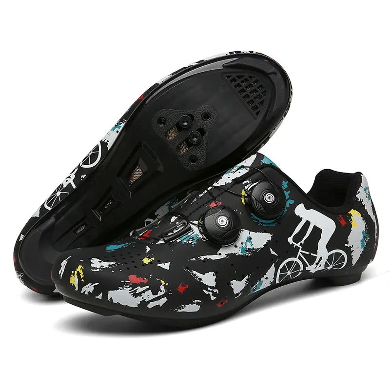 Ultralight Self-Locking Pro Men's Cycling Shoes Road Bike Triathlon Shoes Bicycle Lock Sneakers