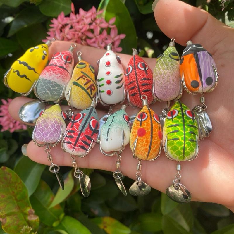 [Thông Bùi Lure] nháy hơi bản lưỡi độ mini 2.8cm  3.3cm 3.8cm  thủ công sắc bén nghạnh dài giữ cá tốt không rỉ sét siêu nhạy cá ( mua 2 con lưỡi độ tặng 1 con lưỡi BKK ) fishing di cau cá bắt cá