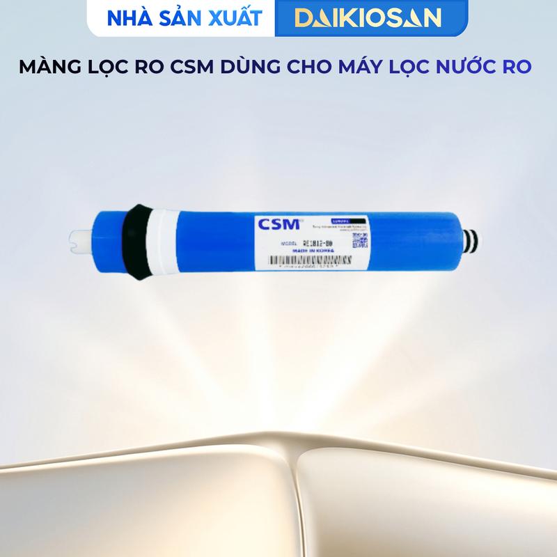 Màng lọc RO CSM Daikiosan Loại Bỏ Vi Khuẩn Các Chất Gây Hại Có Công Suất Lọc Đến 20 Lít 1 Giờ