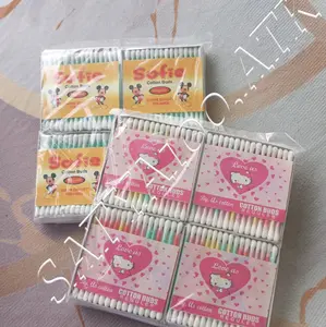 COTTON BUD per 5 PACK (isi 12 bungkus) - korek kupung DEWASA & ANAK-ANAK