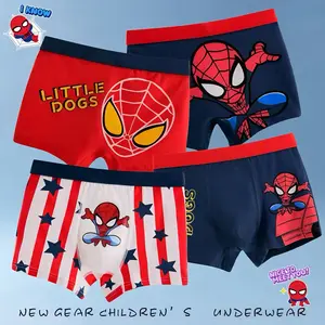 #118 Celana boxer anak laki-laki usia 1-13tahun fasion bahan katun premium motif spiderman