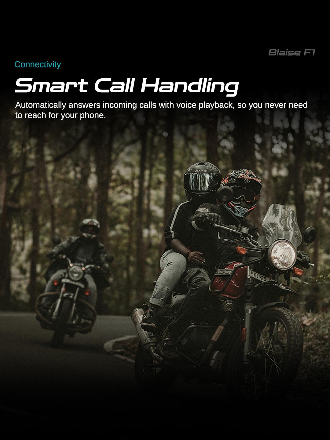 BLAISE F1 Headset Helm Bluetooth Suara Jernih Baterai 30 Jam Pasang Gampang [REKOMENDASI]