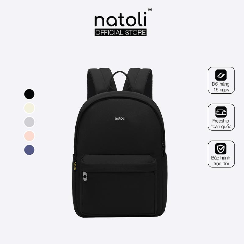 Balo đi học thương hiệu NATOLI nhiều ngăn chống nước tốt - Basic Backpack B2