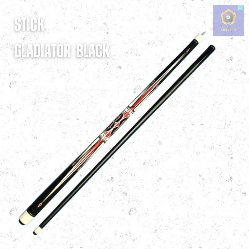 Stick Billiard Gladiator Black - Wood Cue - Gladiator Black Cue 6