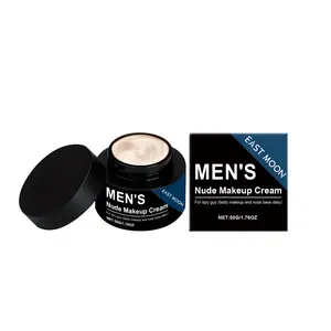 Krim Rias Pria, Warna Nude Alami, Tekstur Ringan dan Melembabkan, Concealer, Tahan Air, Tahan Keringat, Tahan Lama dan Menyegarkan
