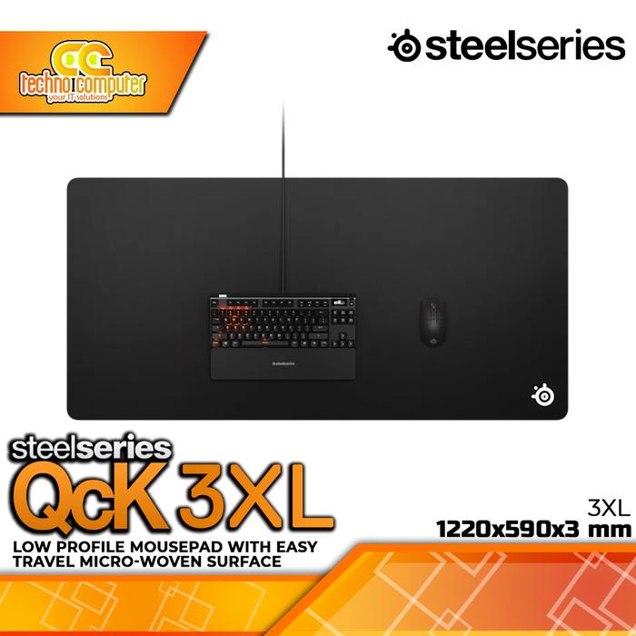 Gambar MOUSEPAD STEELSERIES QCK 3XL (1220 x 590 x 3mm) - Gaming Mousepad dari Techno Computer Bali Kota Denpasar Tokopedia