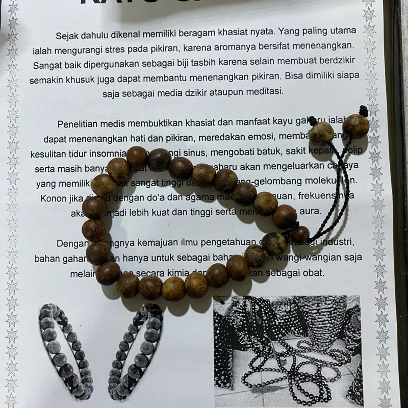 Gelang Kayu Gaharu UK 8 ml coco 4