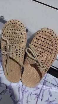Product Review of [YESPLUS] PY132 Sandal Selop Wanita Flat Jelly Import Fashion Model Tali Rajut Terbaru from n**🐼 0