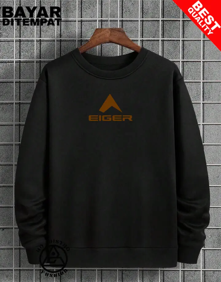 COD-Sweater/crewneck EGR TROPCAL Text GOLD premium /Sweater pria wanita/sweater kekinian/sweater gaul/sweater terlaris/sweater pria wanita murah/sweater pria terpopuler/sweater-crewneck gaul-sweater-crewneck termurah-sweater-crewneck terlaris Sweatshirt