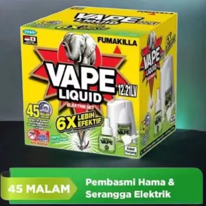 Fumakilla 6X Lebih Efektif Alat Device & Refill 45malam - Obat Nyamuk elektrik