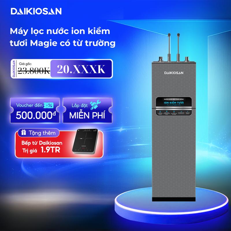 Máy Lọc Nước ION Kiềm Tươi Magie Từ Trường Nóng Lạnh Giàu Hydrogen Máy Lọc Daikiosan DN169 DN269 DN369 Tủ Đứng Sang Trọng