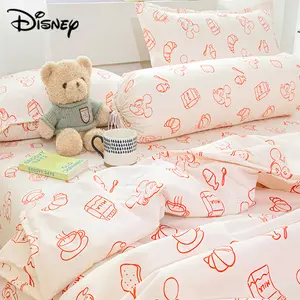 MICKEY & MINNIE  Unitwo Mickey & Minnie Bedding Set – Sprei, Bedcover & Sarung Bantal Karakter Disney