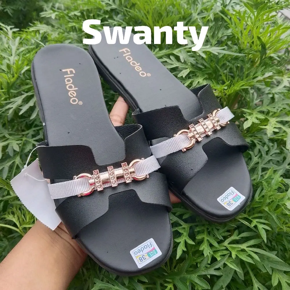 PROMO! Sandal gesper murah terbaru tinggi 3cm/ SANDAL RUMAH SANDAL SANTAI ANTI SLIP SANDAL TAPLEK Wanita Sendal Karet Cewek Selop