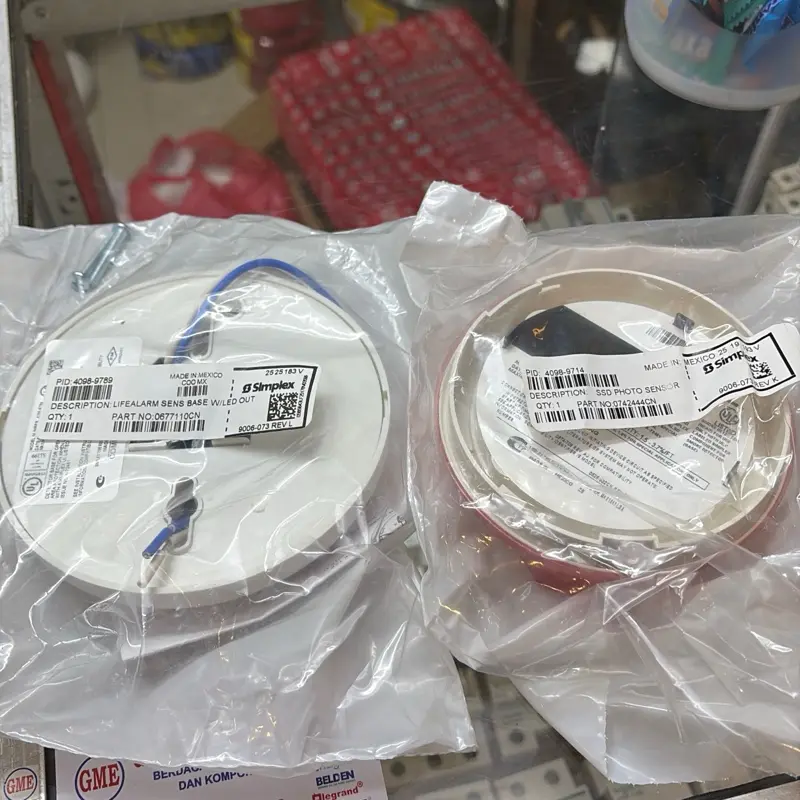 SMOKE DETECTOR SIMPLEX 4098 9714 + BASE 4098 9789 ORIGINAL