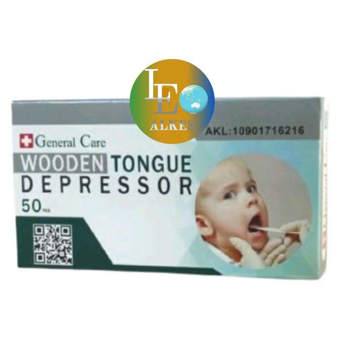 Product Introduction of Tong Spatel Kayu General Care isi 50 Spatel Lidah 5