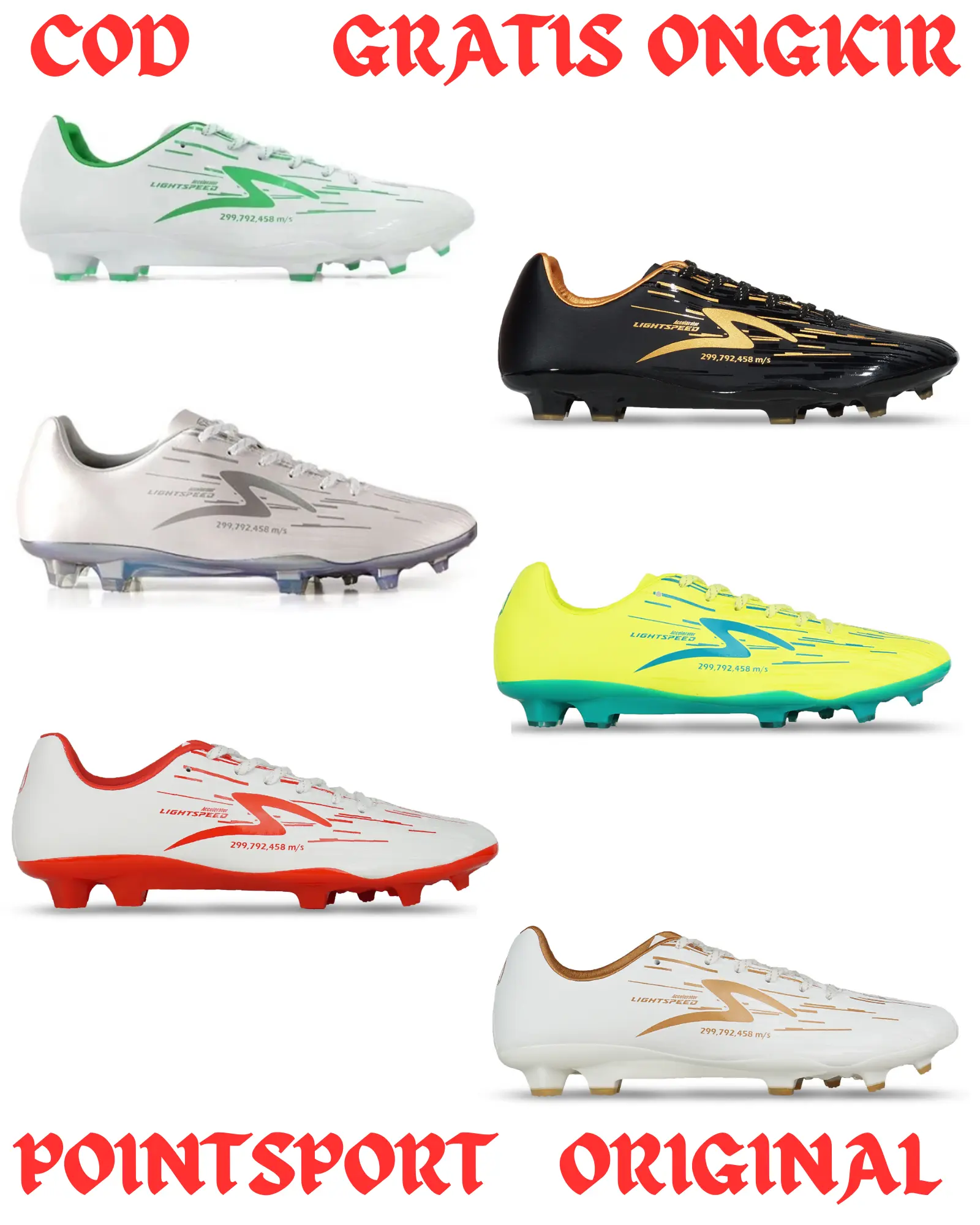 Sepatu Bola Specs lightspeed Reborn fg Original - Boots