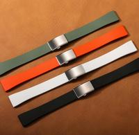 Gambar Tali Jam Tangan 21 MM Replacement Strap Rubber Cut To Fit 106.21 - FKM 106.21 AB dari Watch Band N strap Kota Surabaya 2 Tokopedia