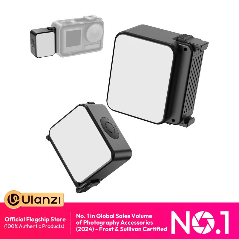  Đèn Vlog ULANZI LM18 Đèn LED mini cho Camera Hành Động và Video Đèn chiếu sáng chụp ảnh từ tính Tương thích với DJI Osmo Action 3   4 Phụ kiện lồng máy ảnh PK-06 Pocket 3   4 Phụ kiện mở rộng Thích hợp để chụp ảnh và quay video 