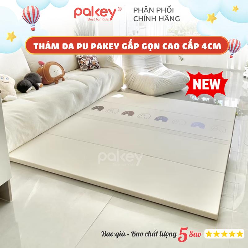 [NEW] Thảm Da PU Cao Cấp Pakey Dày 4Cm Mềm Mịn Chống Trơn Trượt Cho Bé Tập Bò Tập Đi, Chống Thấm Nước Màu Sắc Sang Trọng Phù Hợp Mọi Không Gian Nhà