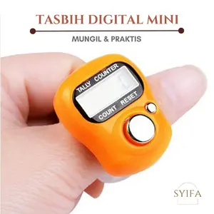 Tasbih Digital Mini Hand Counter Finger Tally Alat Hitung Digital Elektronik Best Seller Termurah