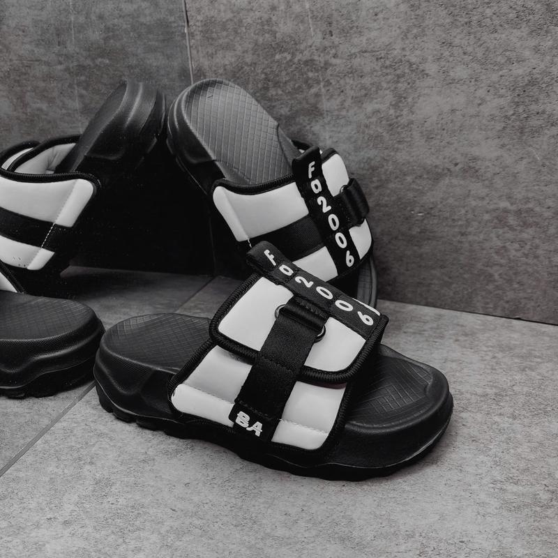 Tặng vớ Dép nam nữ Unisex quai ngang dán xé WOLF chữ FA2006 đế cao 4cm siêu êm chân bền đẹp.