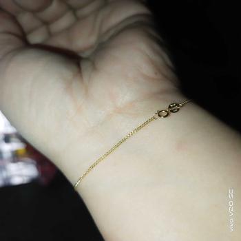 Product Review of 18K Cadena Dainty Bracelet from J**z 1