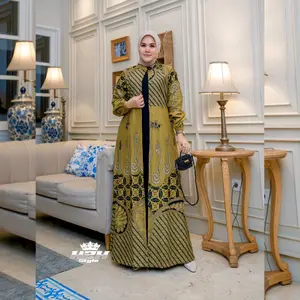 Gamis Batik Mewah Gamis Batik Kondangan Gamis Batik Terlaris Gamis Batik Kombinasi Jack Black Gamis Batik Termurah COD