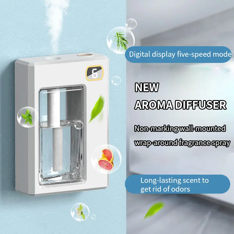 Aromatherapy machine automatic fragrance sprayer room lasting fragrance household humidification fresh bathroom deodorization indoor fragrance machine + essential oil refill