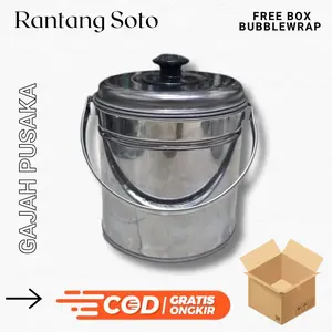 RANTANG SOTO TANGGUNG STAINLESS TEBAL Multifungsi Souvenir Kitchenware