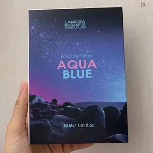 AQUA BLUE lamoza exclusive premium EXTRAIT DE parfume 30ml tahan 24 jam