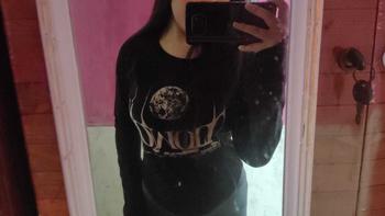 Product Review of NOMOLU - Crop Top Long Sleeve Kaos Wanita Vol.015 Moon from c**y 0