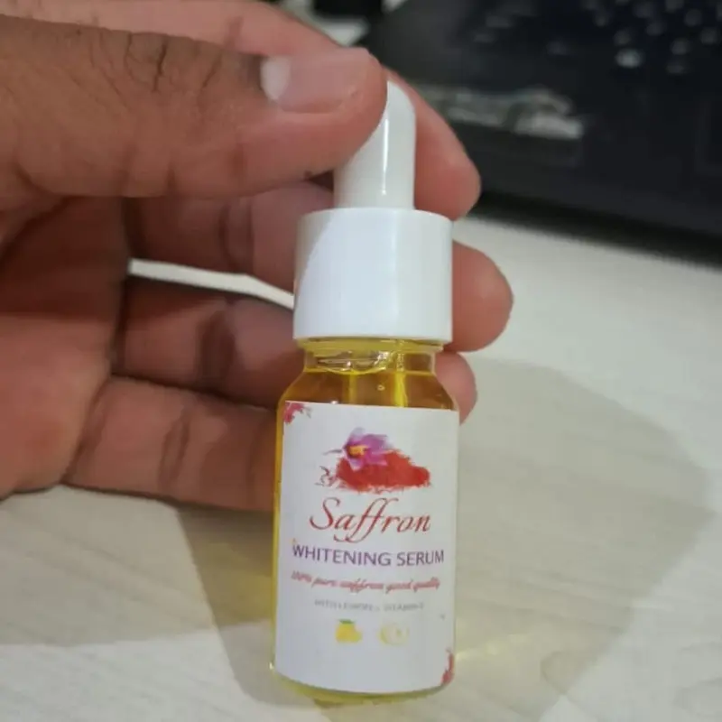 Serum Saffron Original 10Ml Serum Glowing Saffron Penghilang Jerawat Mencerahkan Vitamin 3