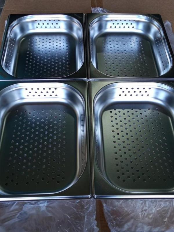 Mutu Food Pan Stainless Perforated Berlubang Kedalaman 6.5 Cm Wadah ...