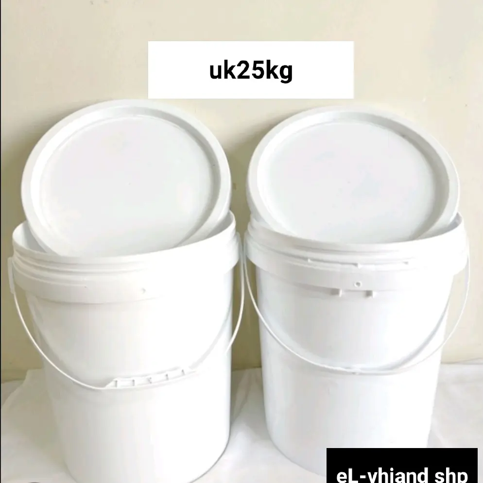 EMBER PAKE GAGANG+TUTUP BERSIH ukuran 25kg serbaguna
