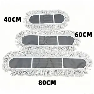 Isi Ulang Refill Sapu Lobby Lap Pel Abu-abu 40CM 60CM 80CM untuk Pembersihan Rumah dan Kantor