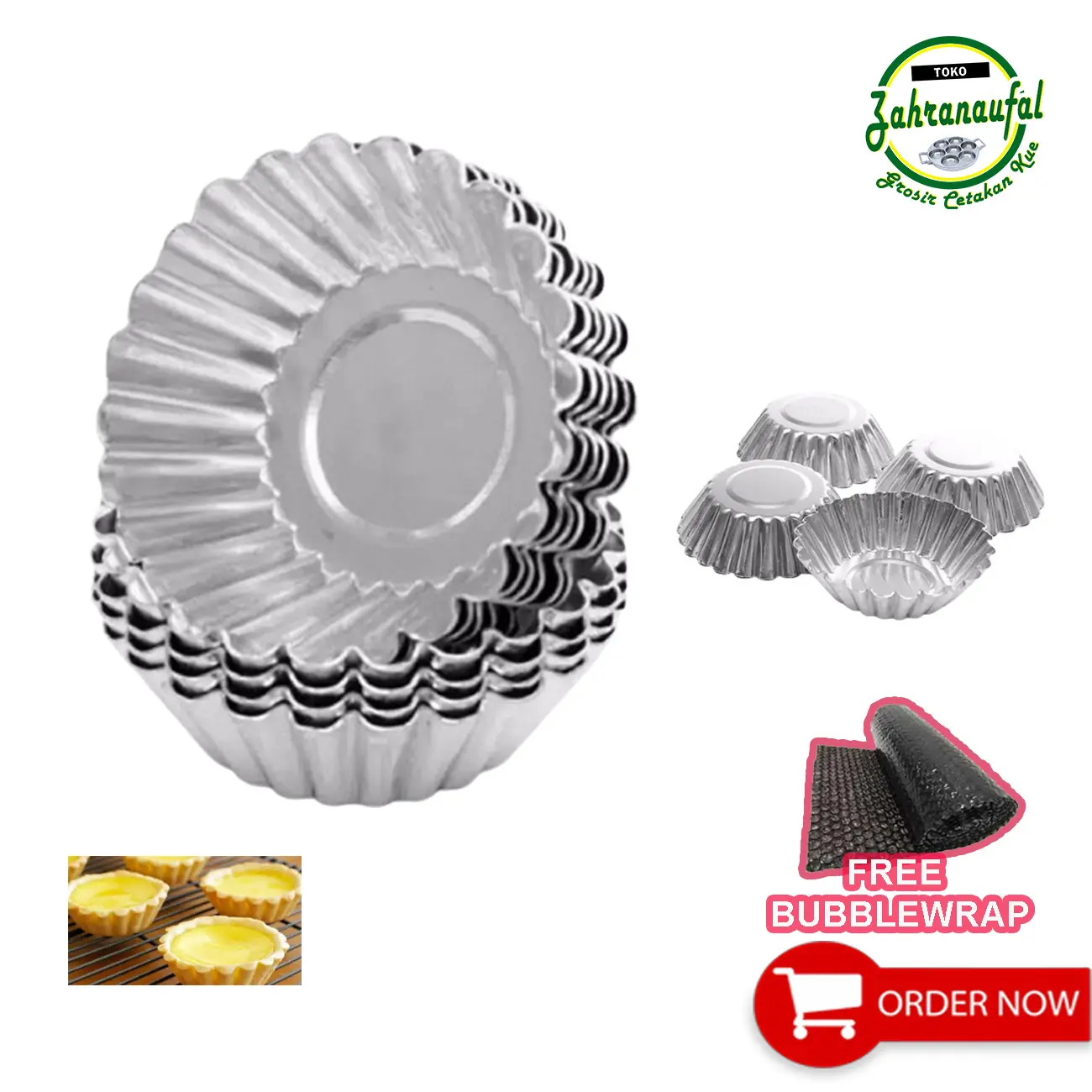 CETAKAN KUE PIE / PAI PRESS 1 PAK ISI 20 PCS Set Kitchenware