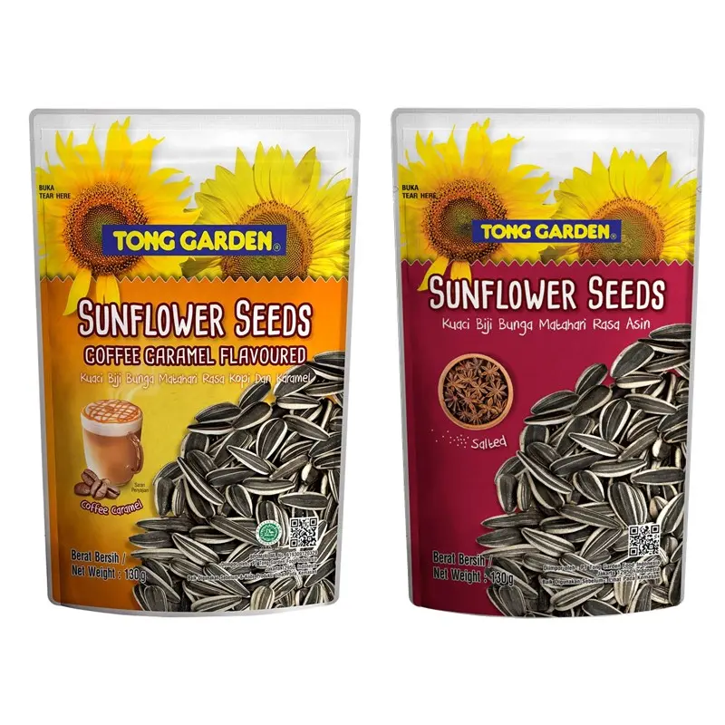 Tong Garden Salted / Coffee Caramel Sunflower Seeds with Shell 120g (Bundle of 4)