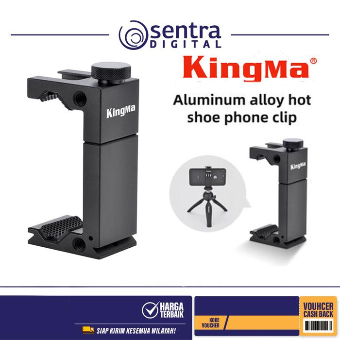 Gambar Kingma Alumunium Alloy Phone Clip (VL006) - black dari Sentra Digital Kota Surabaya Tokopedia