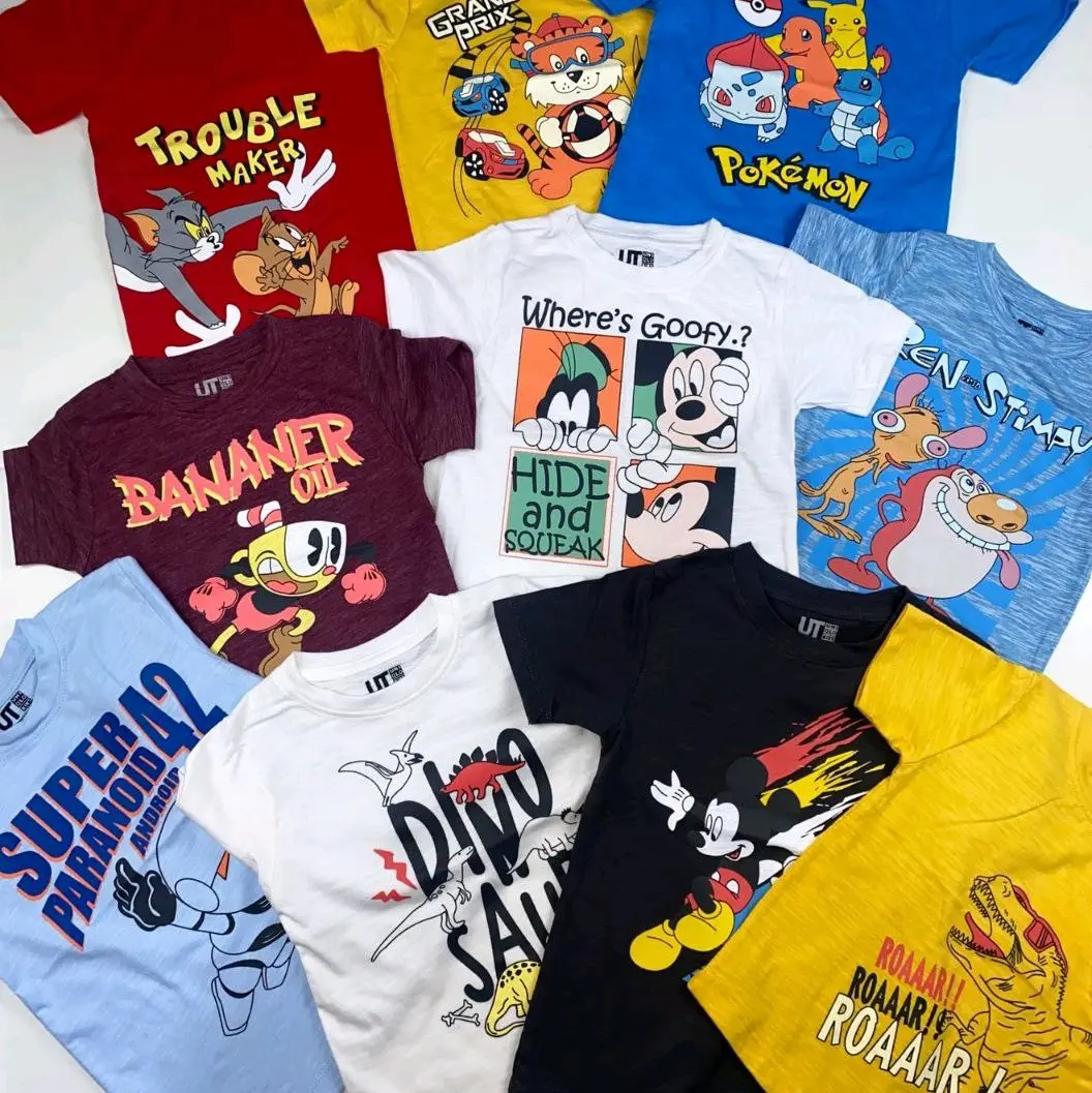 Baju kaos anak cowok lakilaki bahan  premium fashion anak cowok Kids Motif