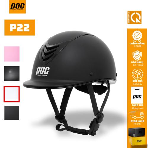 Nón Bảo Hiểm POC P22 Đạt Chuẩn Xe Máy, Sử Dụng Khóa Từ Nam Châm Fidclock Cao Cấp