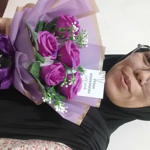PAPERFLOWIST [SMALL] Buket Bunga SIMPLY // Bucket Mawar Sidang Wisuda Lamaran Tunangan Nikahan / Anniversary Flower Bouquet / Artificial Rose Flowers / Gift Wrap Hampers Graduation / Hadiah Kado Ulang Tahun / Hari Ibu / Perayaan Guru / Valentine Day