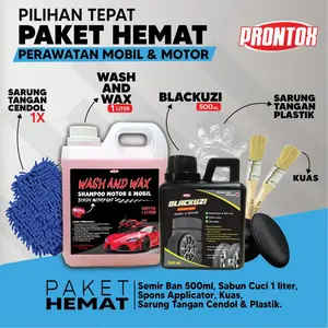 PAKET HEMAT PERAWATAN KENDARAAN LENGKAP SABUN CUCI MOTOR DAN MOBIL SEMIR BAN PROMO DISKON