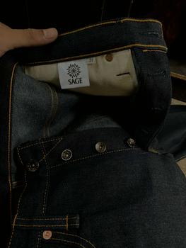 Product Review of Sage Genesis Series : 15oz Indigo x Blue Ultimate Quality Projectile Loomed Denim from b**e 0